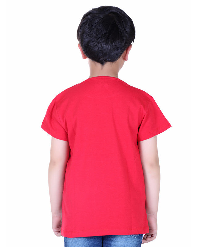 Half Sleeve Printed T-Shirts for Boys and Baby Boys Made with Pure Cotton