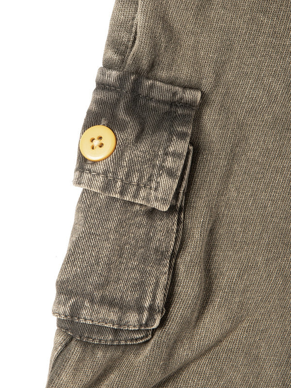 Yellow Apple-Kids' Cargo Jogger Pants with Drawstring Waist and Side Pockets