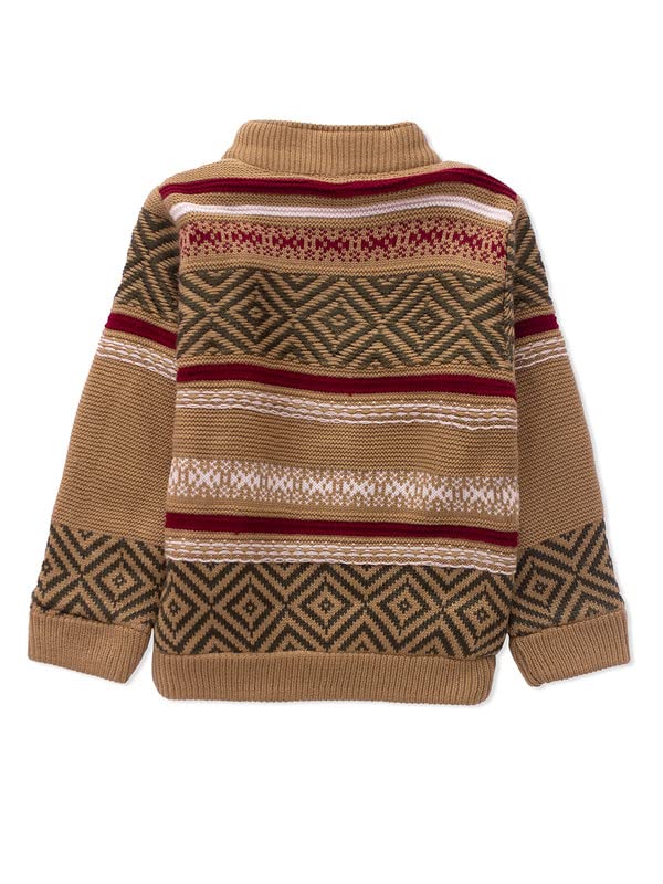 Kids Woolen Warm Sweater with Inner Fleece for Boys