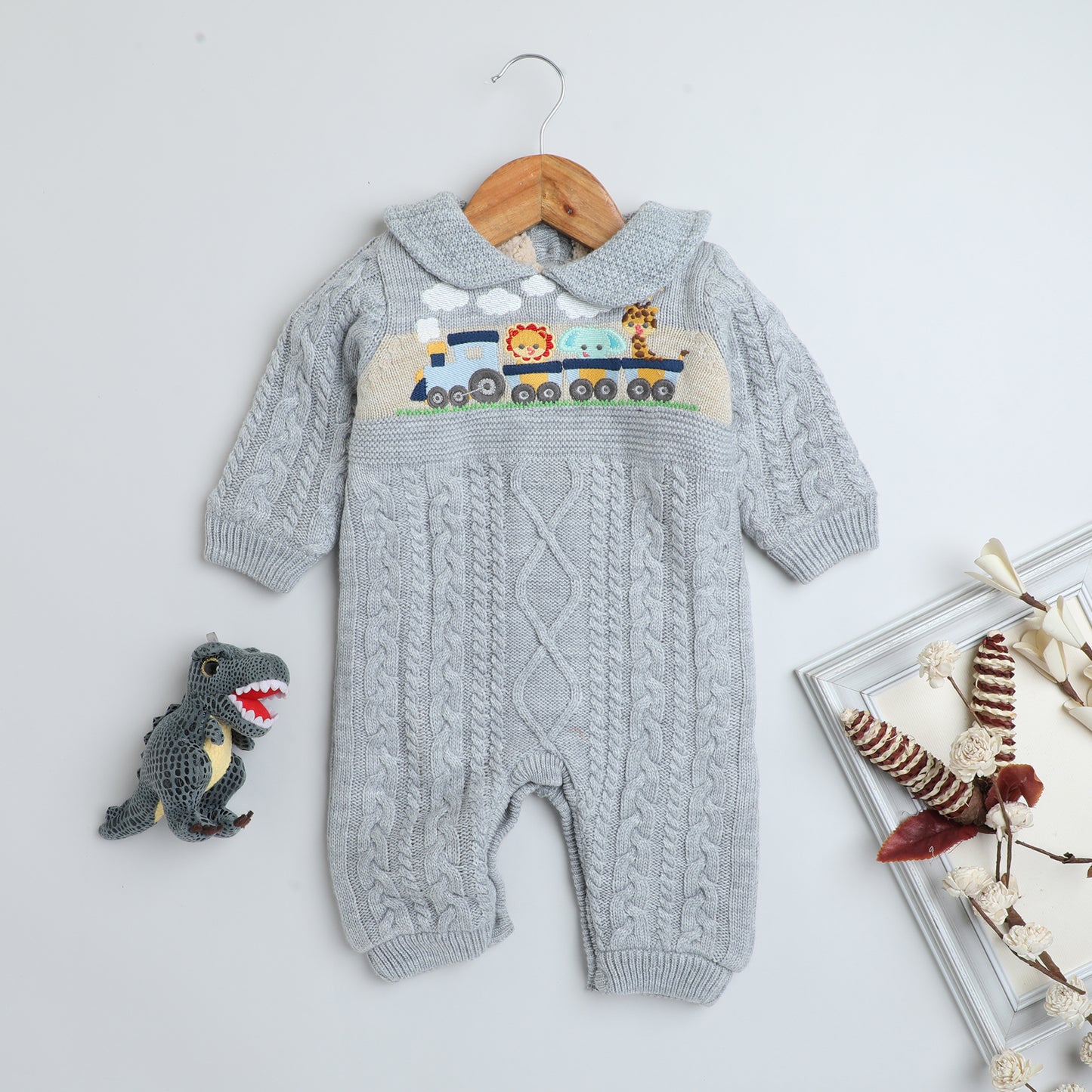 Yellow Apple Rompers/Hoodie/Sweater/Sleepsuits/Jumpsuit/Night Suits for Baby Boys & Girls, Infants, New Borns with Inner Fur Fleece
