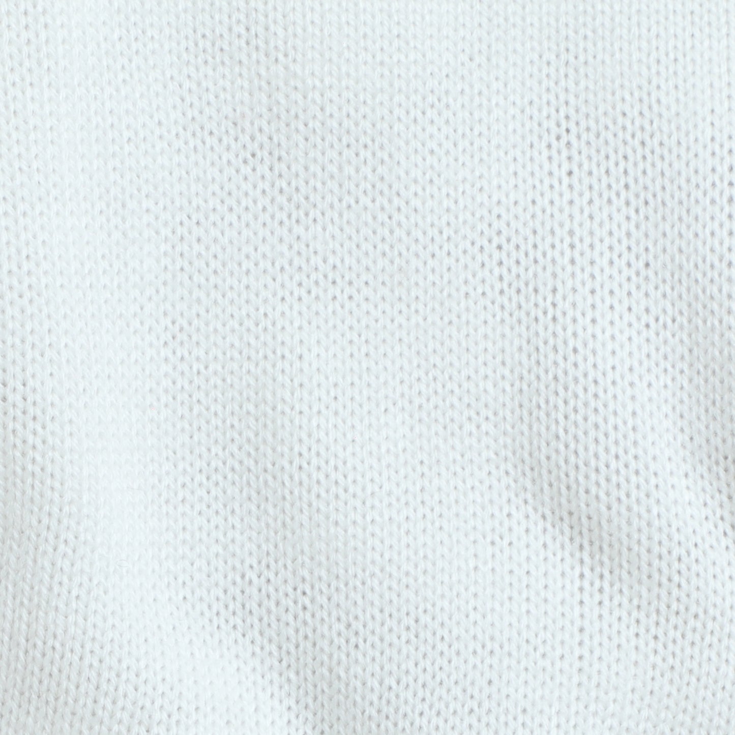 Girls Solid Round Neck White Sweater