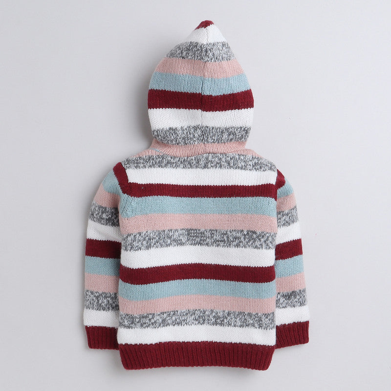 Kids Woolen Warm Hoody with Inner Fleece for Boys