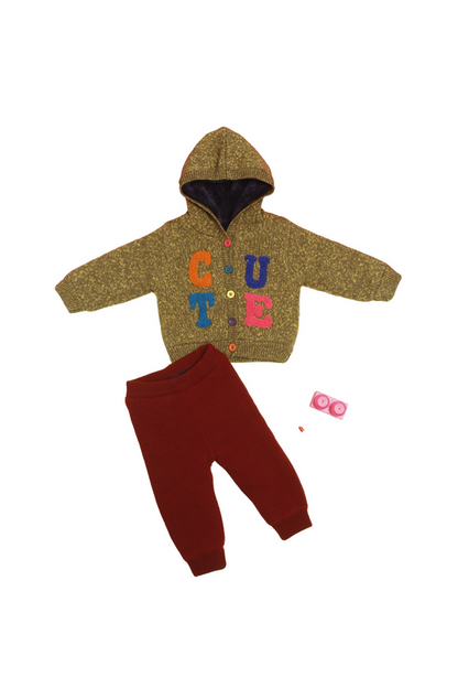 Causal Babies Set For Babies With Hoody