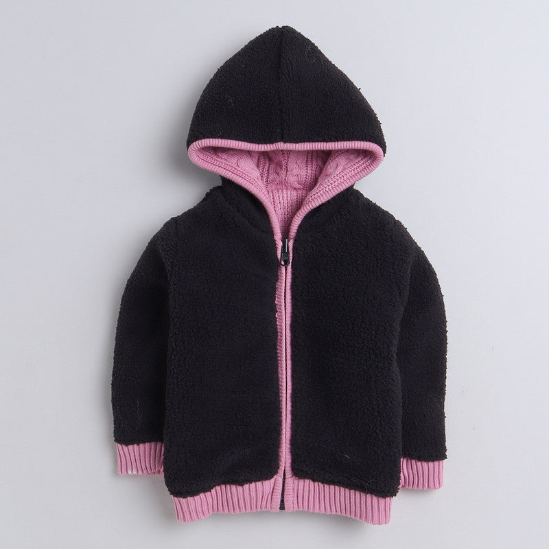 Cozy and Warm Kids Hoodies Full Sleeve with inner fleece for Girls