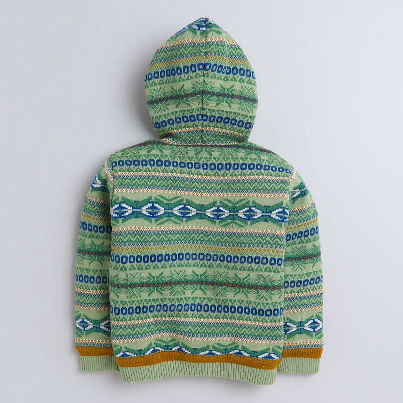 Kids Woolen Warm Hoody with Inner Fleece for Boys