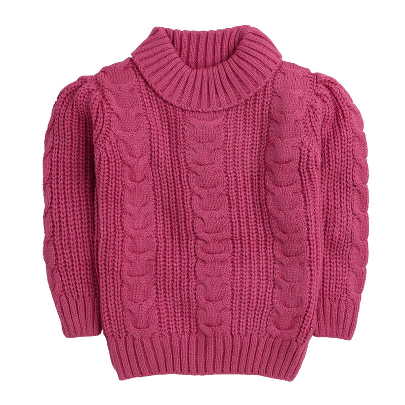 Kids Woolen Warm Sweater Full Sleeve  for Girls