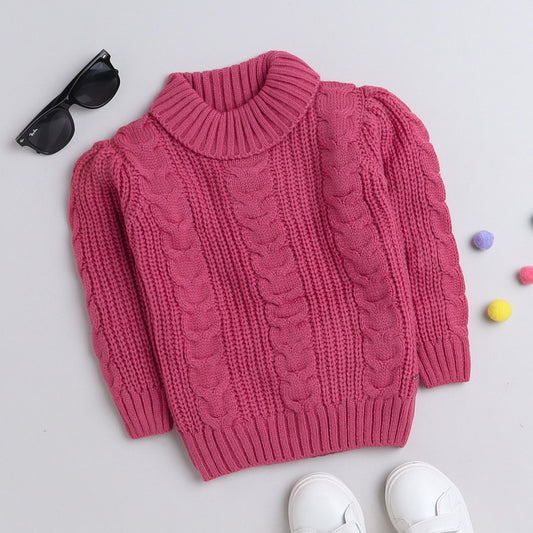 Kids Woolen Warm Sweater Full Sleeve  for Girls