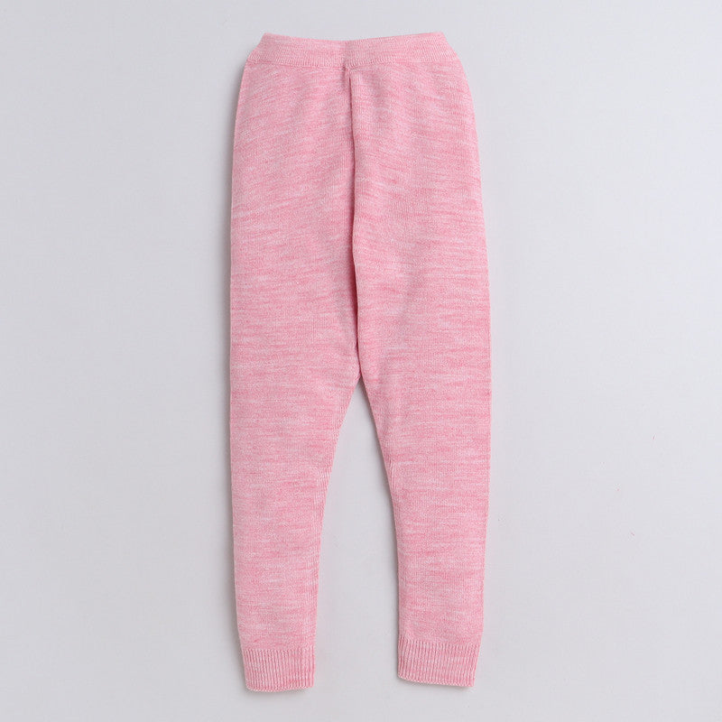 Yellow Apple Full Sleeves Winter Warm Casual Pajama Set For Girls