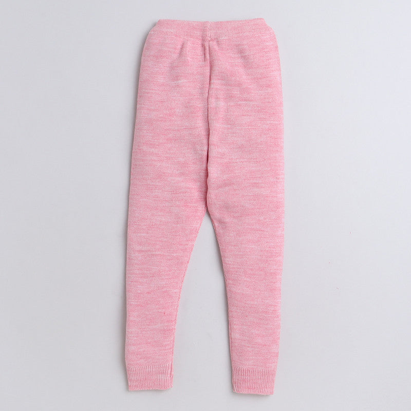Yellow Apple Full Sleeves Winter Warm Casual Pajama Set For Girls