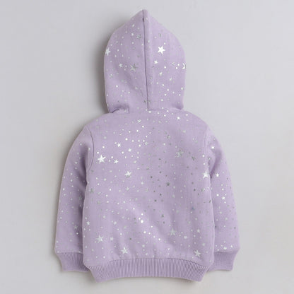Beautiful Star Print Woolen Warm Sweater Full Sleeve for Girls