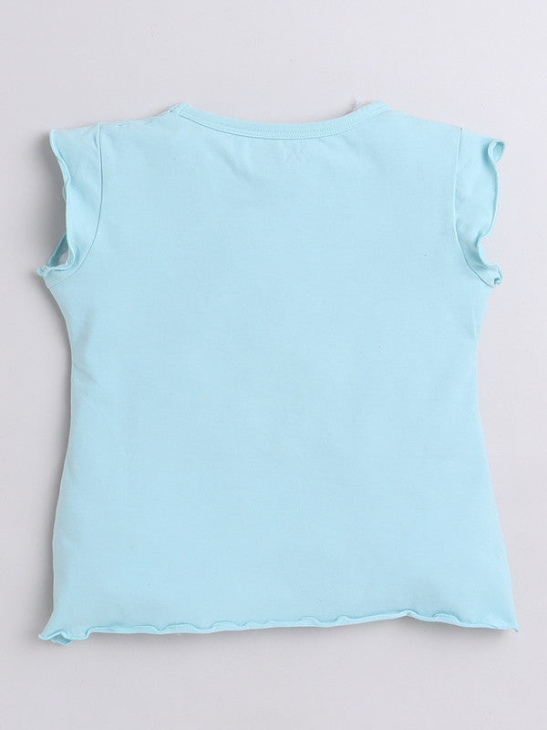 Half Sleeve Cotton T-Shirts for Girls and Baby Girls (Copy)