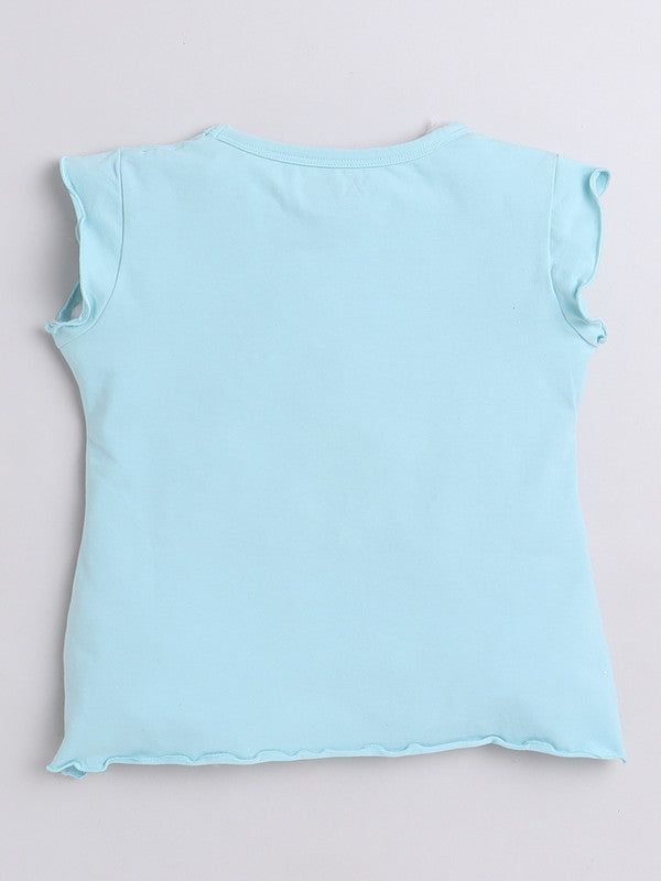 Half Sleeve Cotton T-Shirts for Girls and Baby Girls