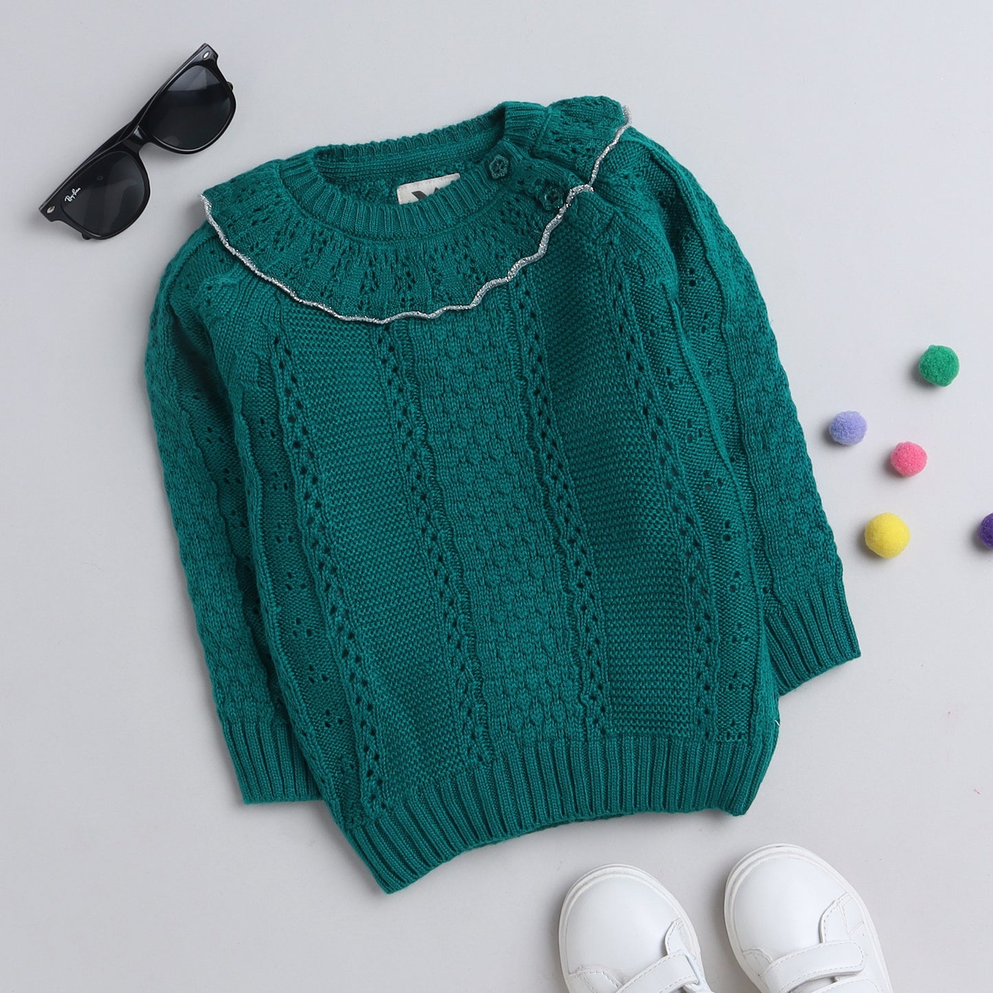 Kids Woolen Warm Sweater Full Sleeve for Girls