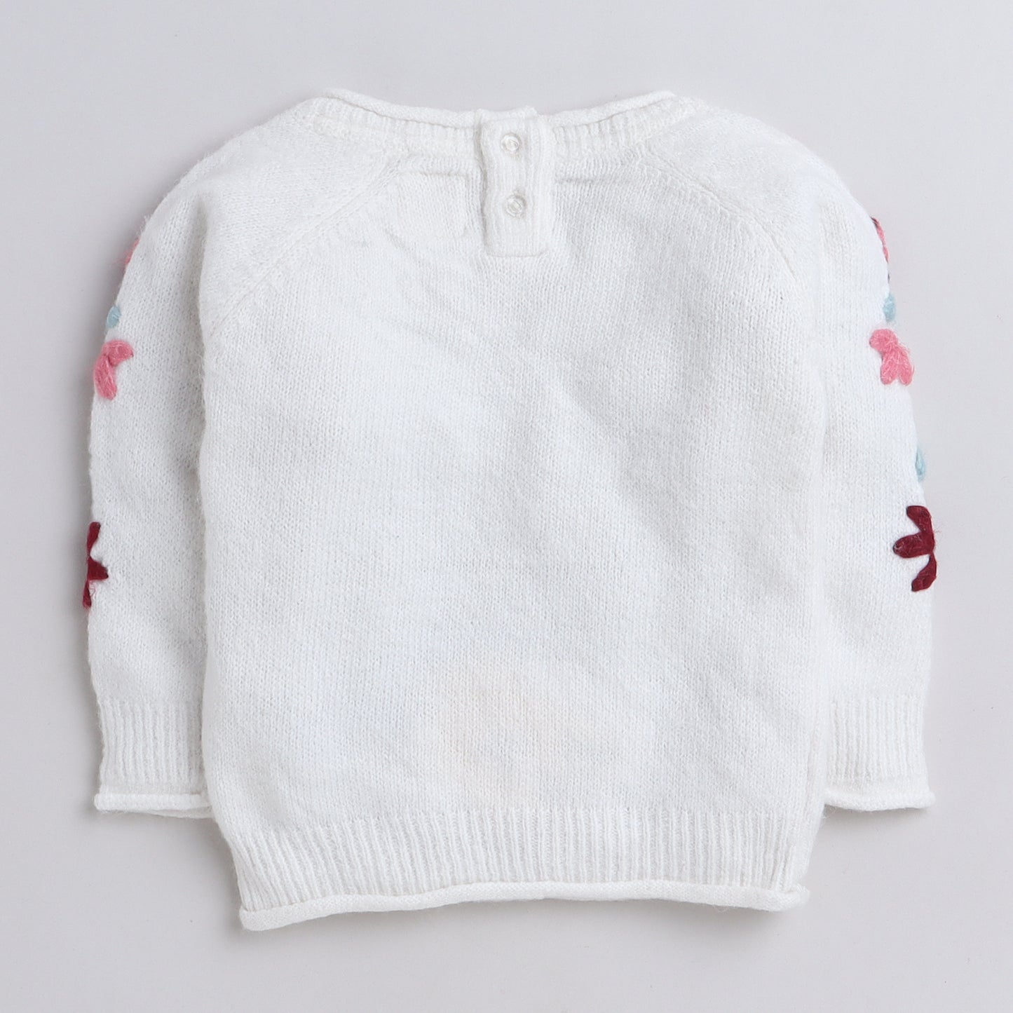Beautiful Embroidered Woolen Warm Sweater Full Sleeve for Girls