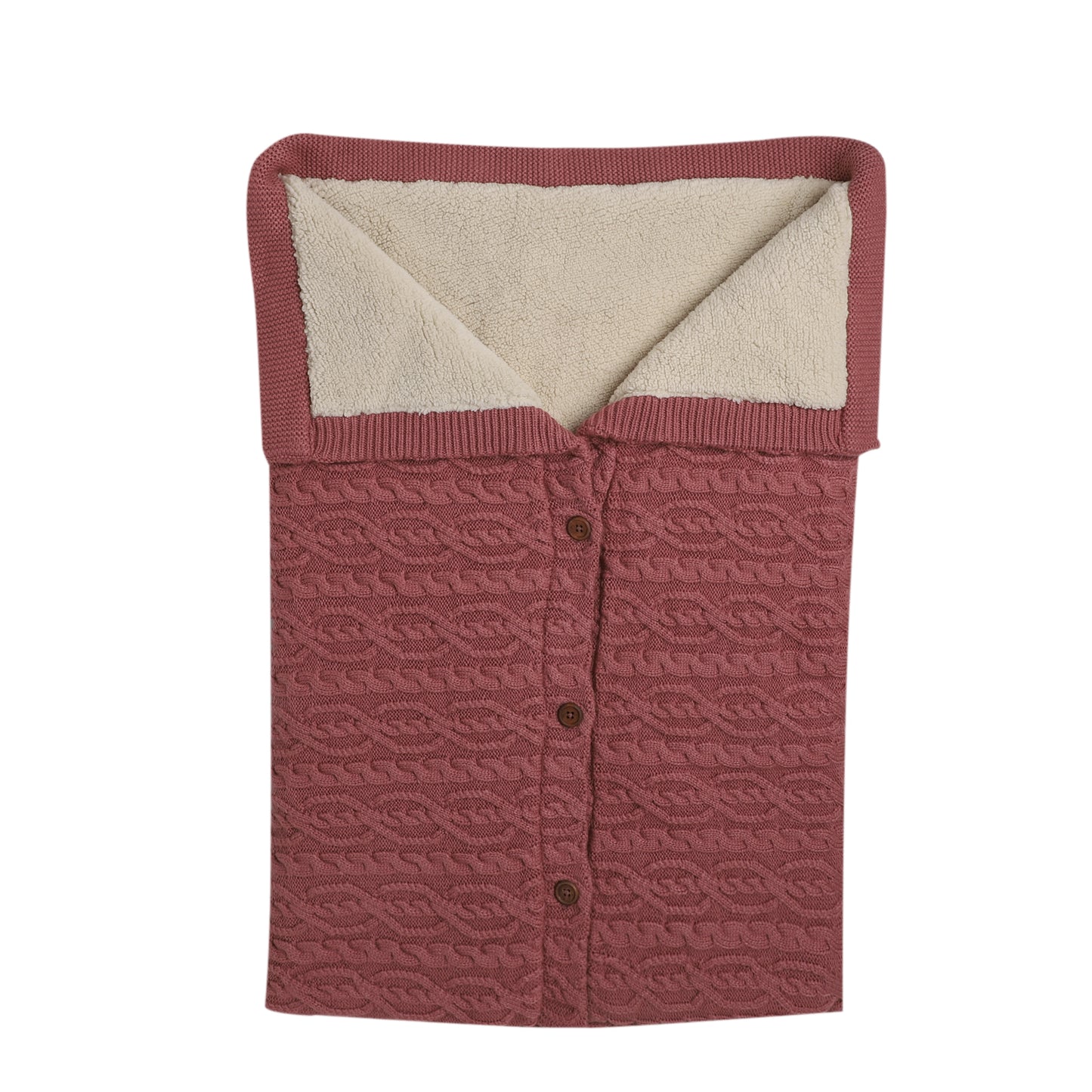Yellow Aplle Luxury Knitted Baby Blanket – Soft & Reversible Wrap for Newborns | Premium Comfort & Warmth