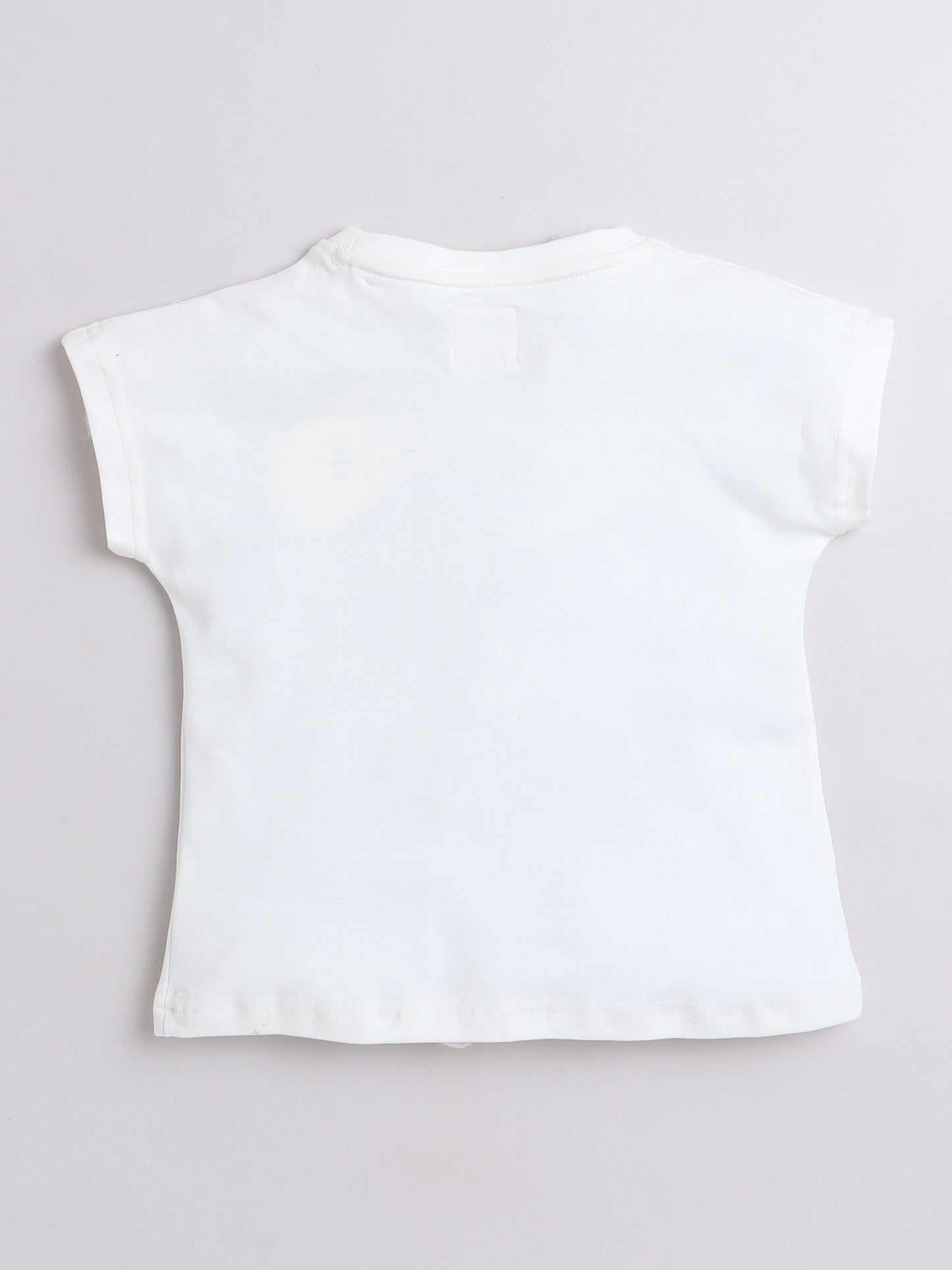 Designer Half Sleeve Cotton T-Shirts for Girls and Baby Girls