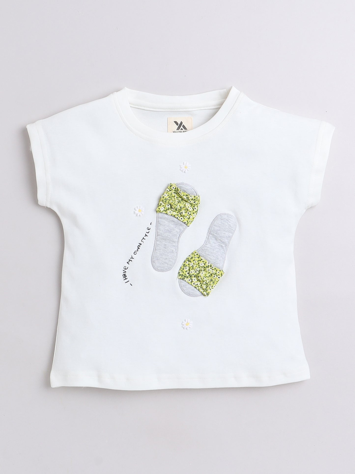 Designer Half Sleeve Cotton T-Shirts for Girls and Baby Girls