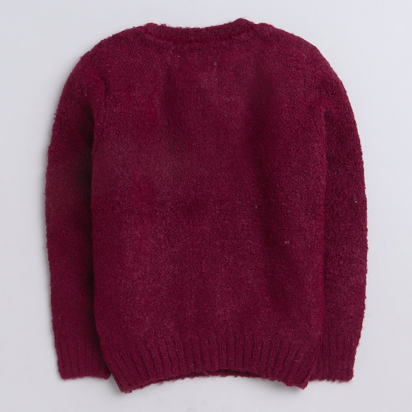 Yellow Apple Luxe Knit Sweater โ Sparkle Style for Young Trendsetters