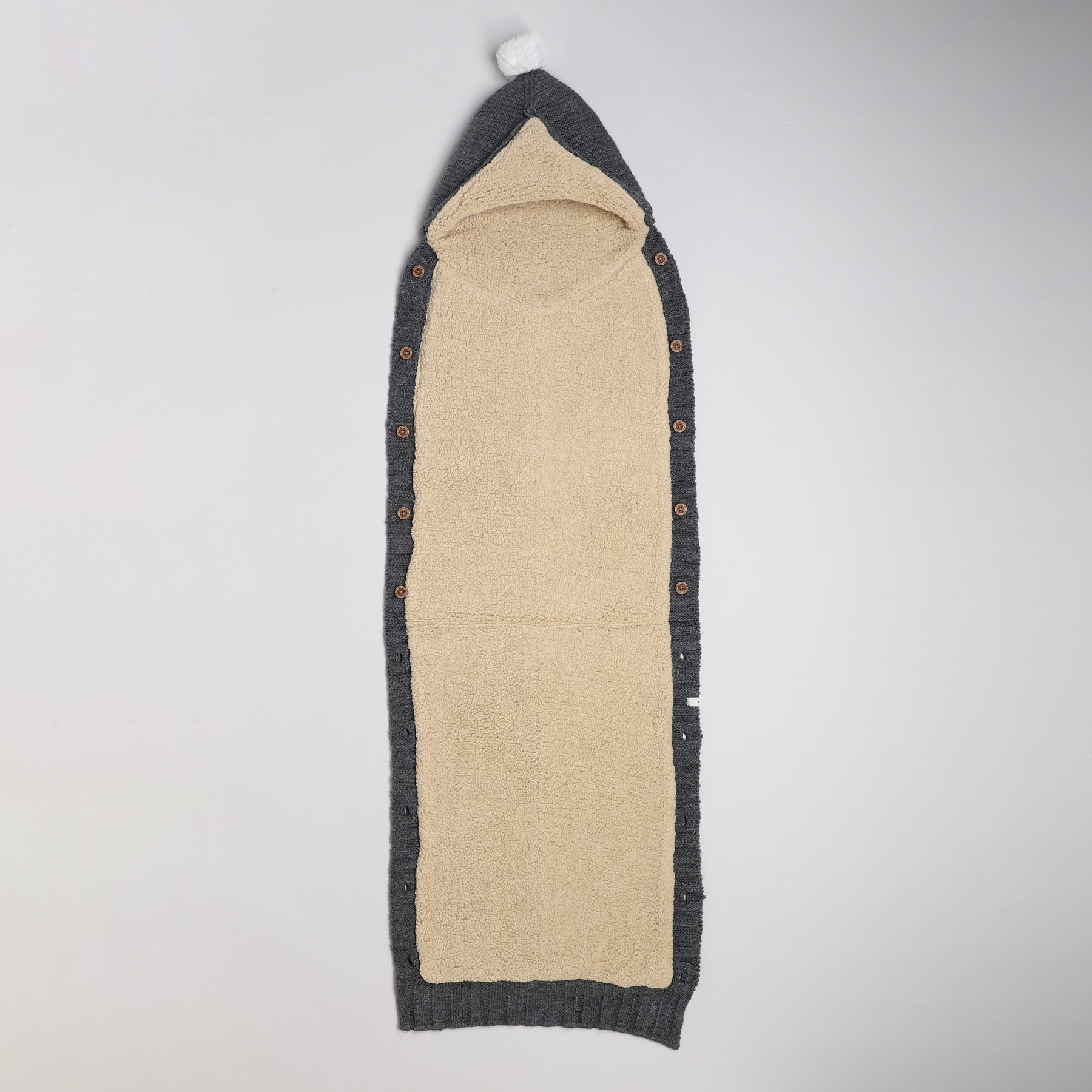 Knitted Baby Sleeping Bag with Hood | Soft & Warm Infant Winter Sleep Sack
