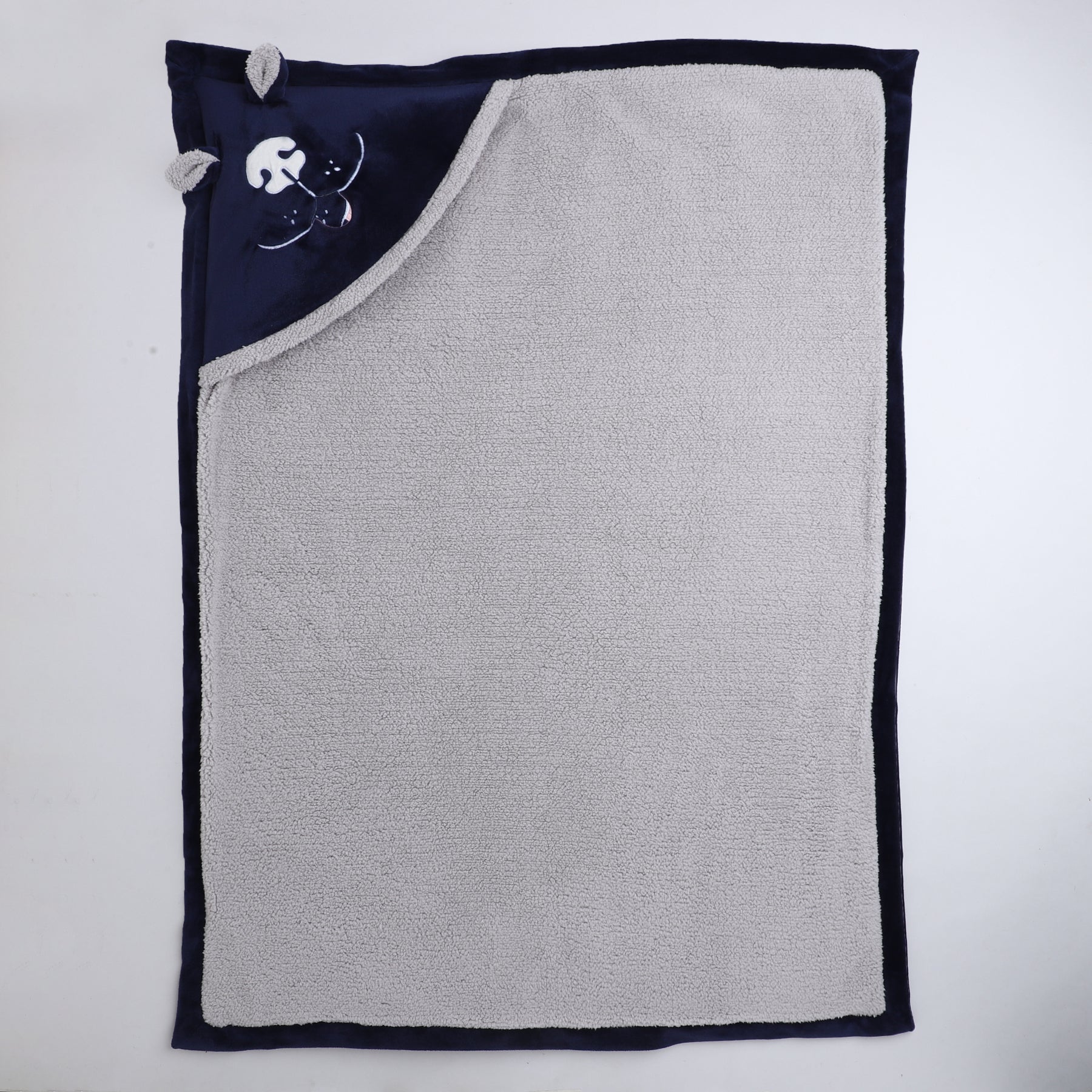 Soft Baby Hooded Blanket |Plush Winter Wrap for Newborns & Toddlers with Cute Ears