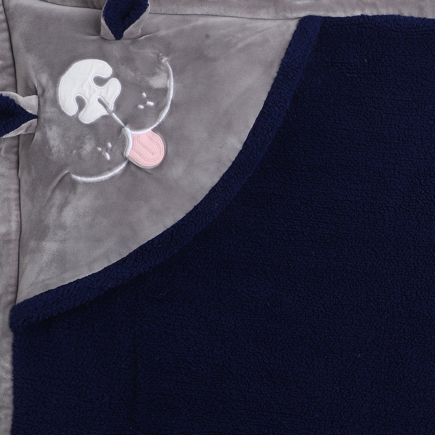 Yellow Apple Soft Baby Hooded Blanket |Plush Winter Wrap for Newborns & Toddlers with Cute Ears