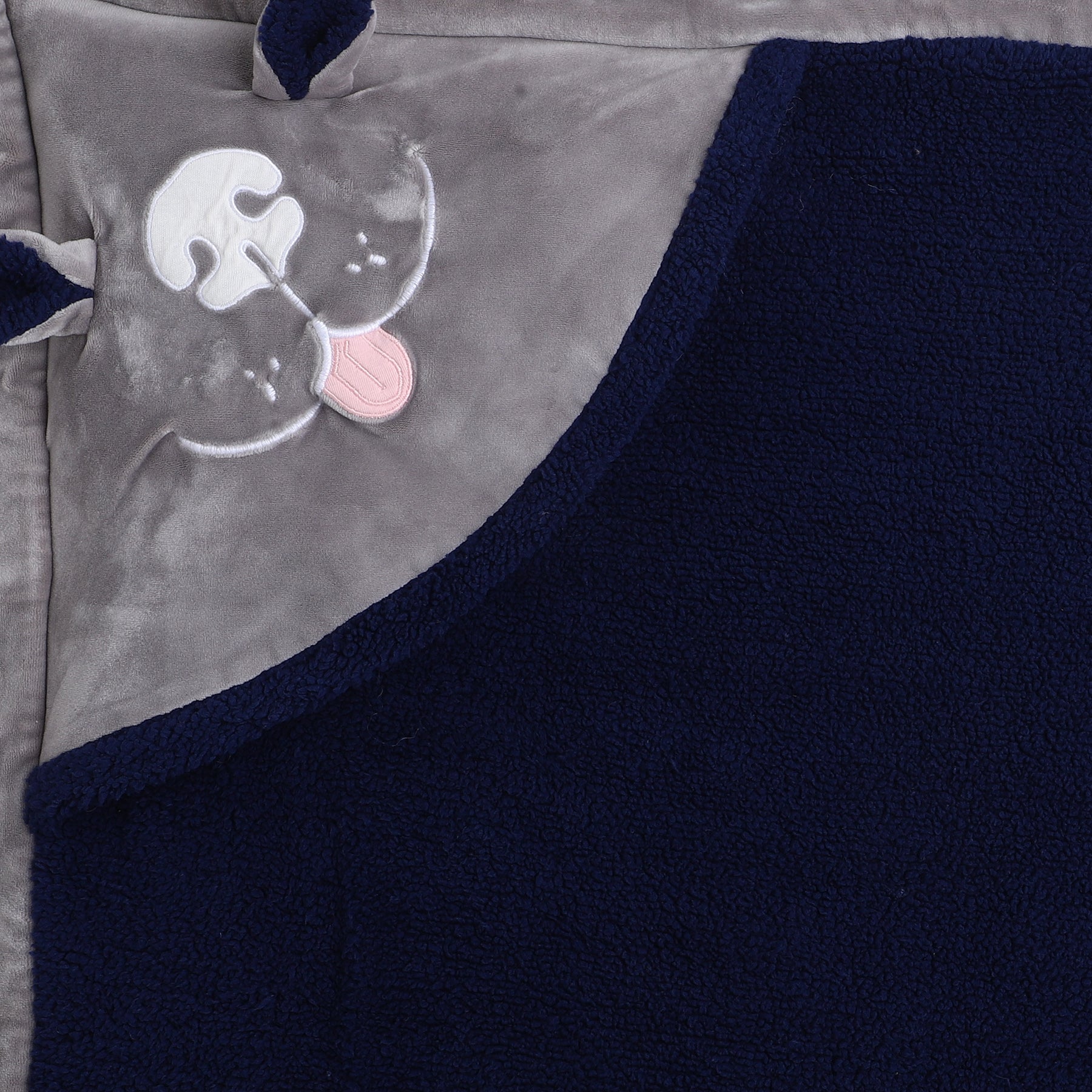 Soft Baby Hooded Blanket |Plush Winter Wrap for Newborns & Toddlers with Cute Ears