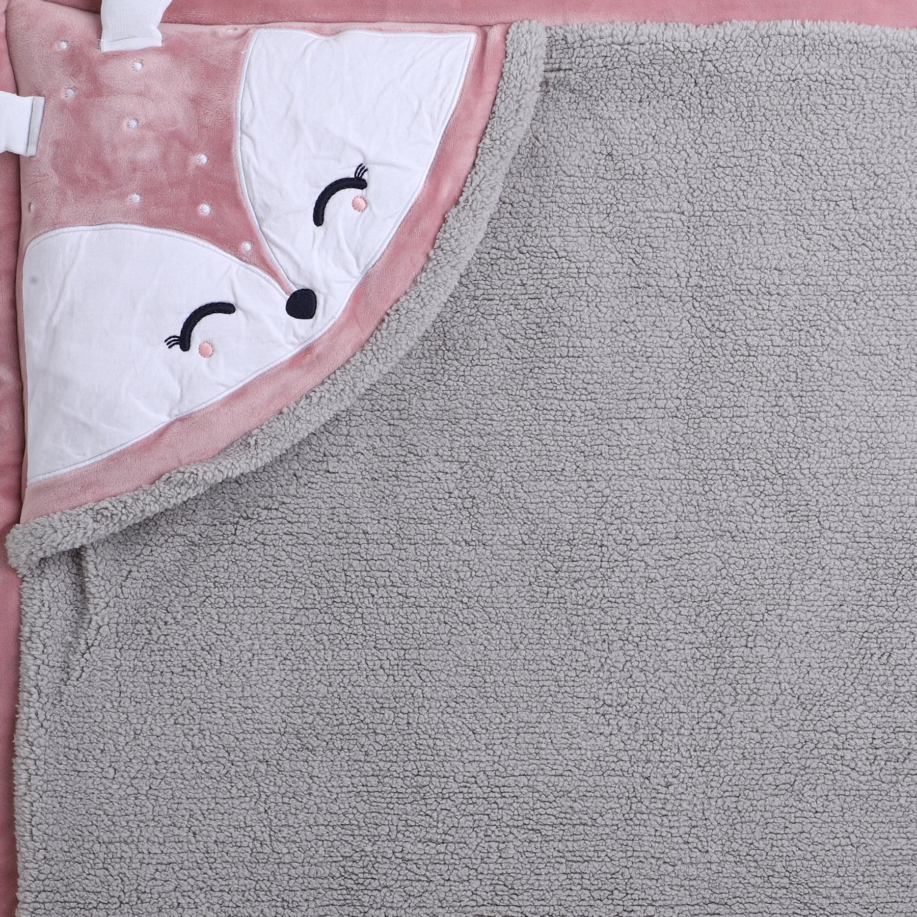 Soft Baby Hooded Blanket |Plush Winter Wrap for Newborns & Toddlers with Cute Ears