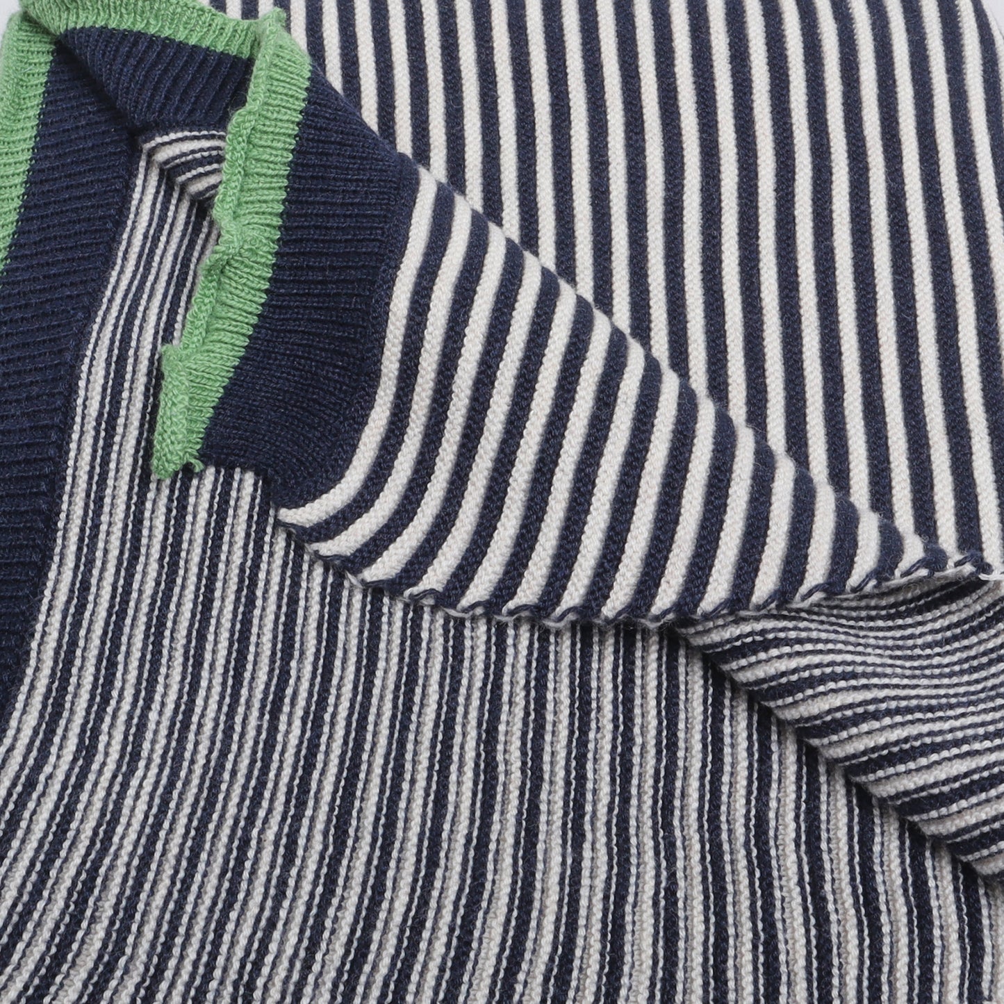 Yellow Apple Knitted Baby Blanket | Soft Striped Baby Wrap for Newborns & Infants