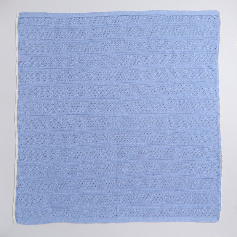 Soft Knitted Baby Blanket | Lightweight Breathable Blanket for Newborns