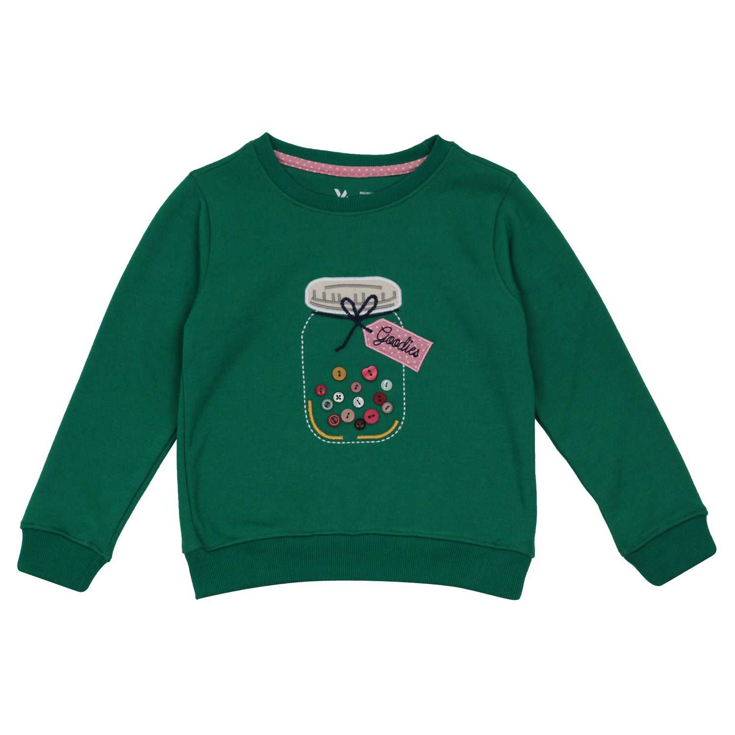 Beautiful Green Color Woolen Warm Sweater Full Sleeve for Girls