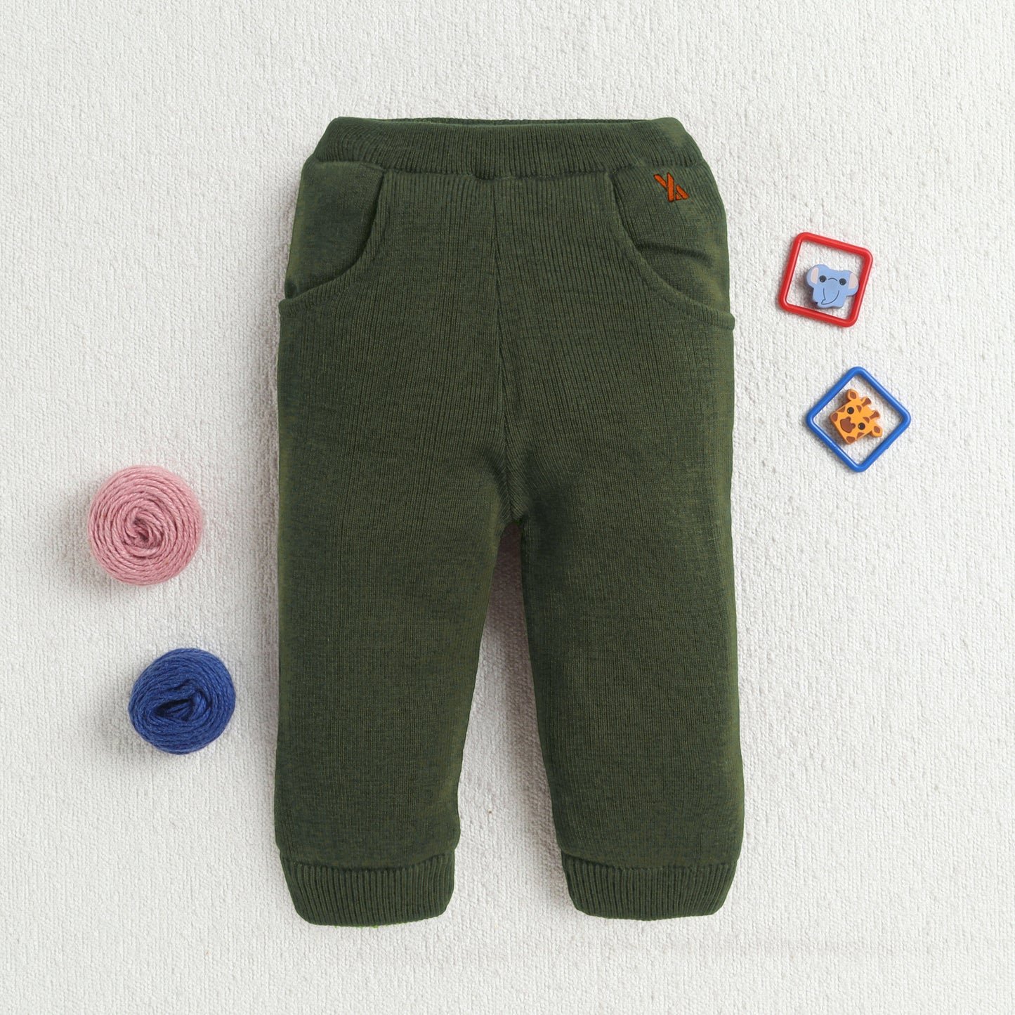 Yellow Apple  Cozy Winter Lowers for Unisex Baby & Kids – Ultra Soft Warm Jogger Pants for Boys & Girls