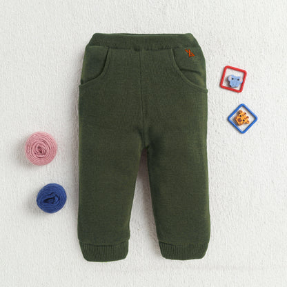 Yellow Apple  Cozy Winter Lowers for Unisex Baby & Kids – Ultra Soft Warm Jogger Pants for Boys & Girls