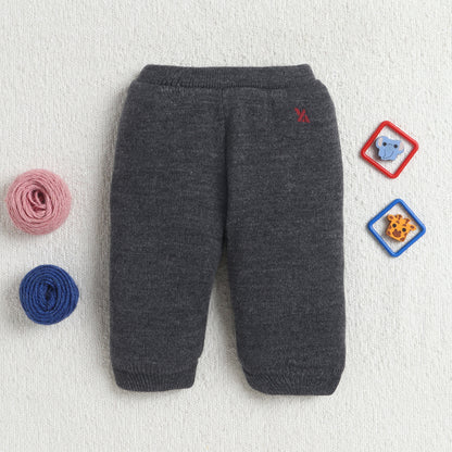 Yellow Apple Unisex Baby & Kids Winter Lowers – Soft Knit Warm Jogger Pants for Boys & Girls