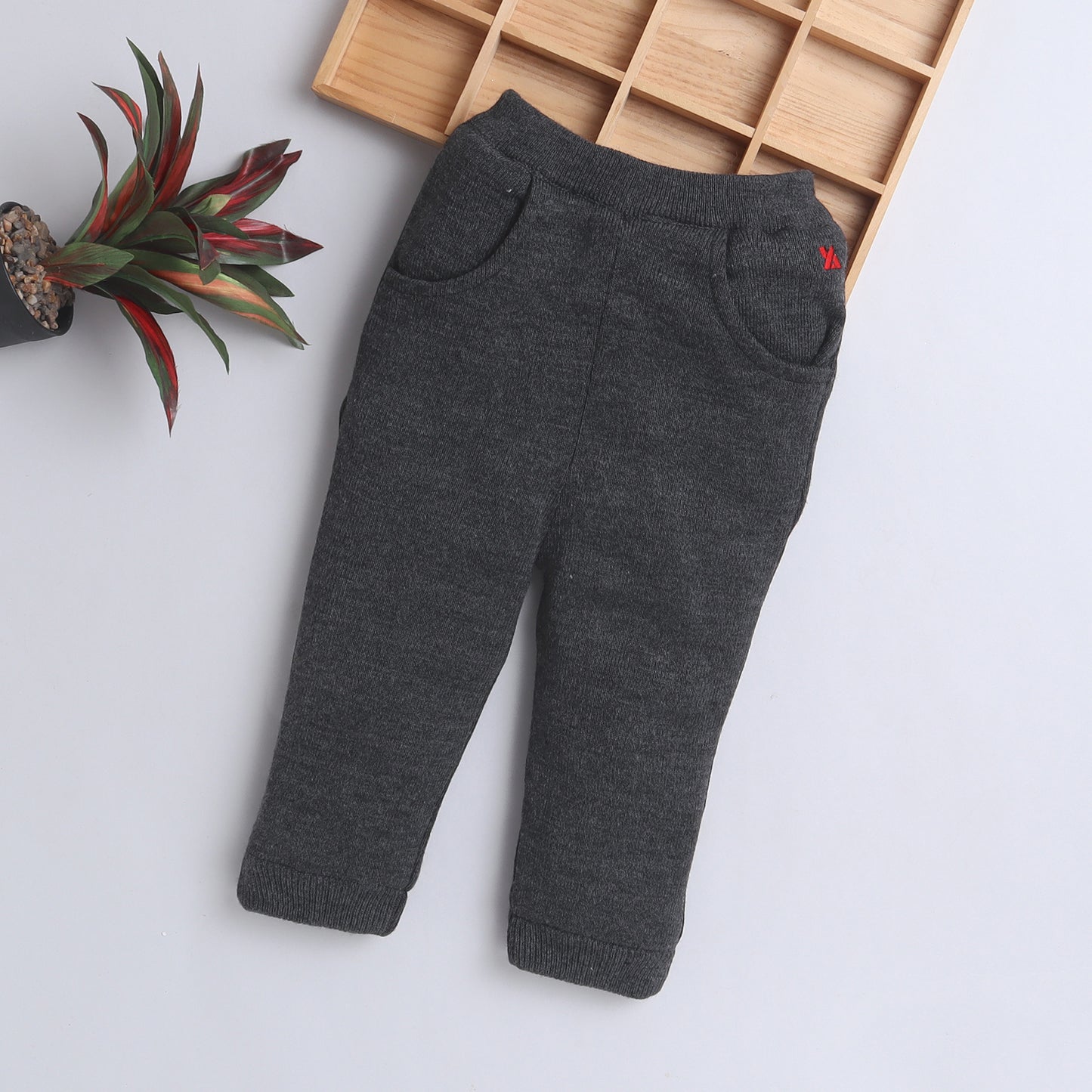 Yellow Apple  Cozy Winter Lowers for Unisex Baby & Kids – Ultra Soft Warm Jogger Pants for Boys & Girls