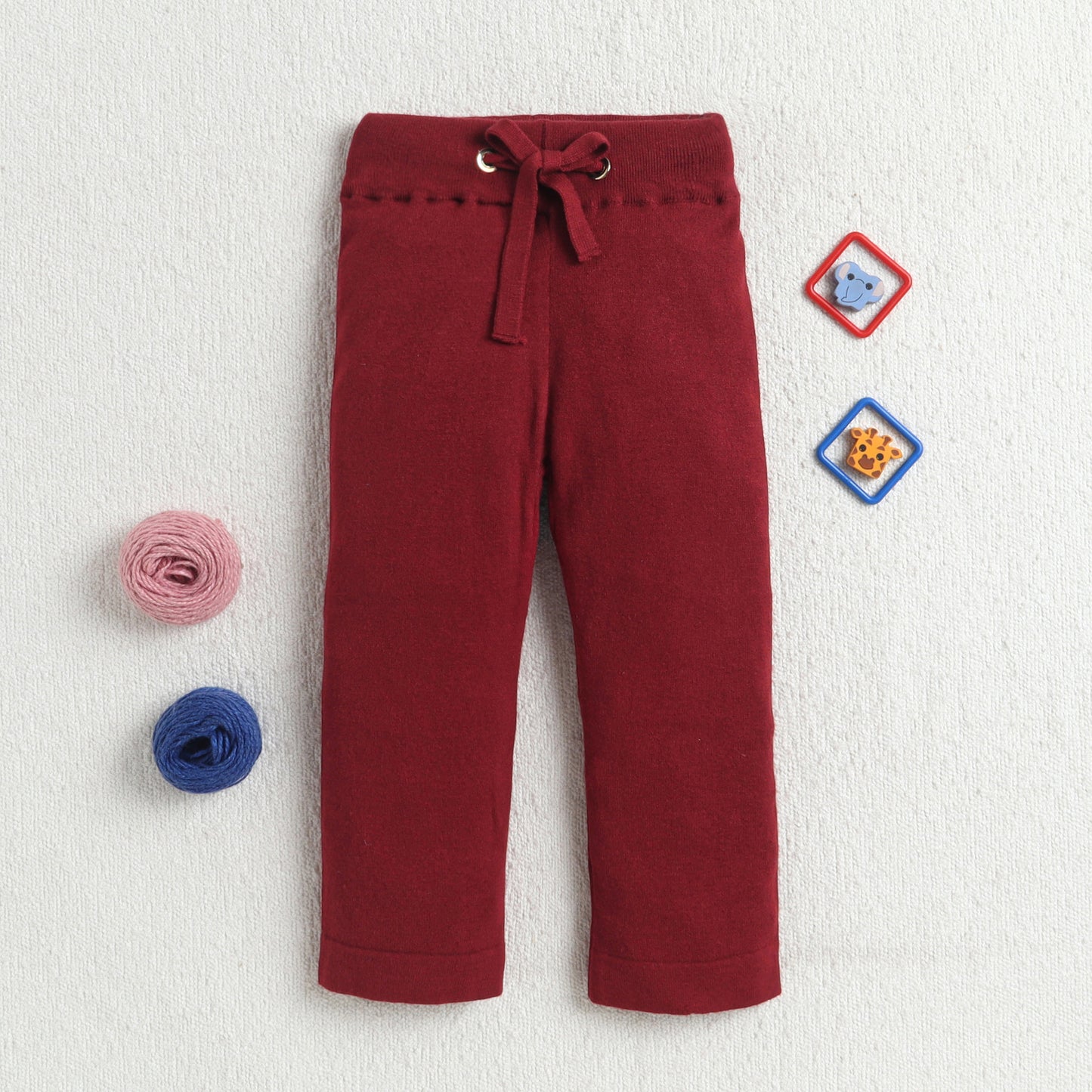 Yellow Apple Cozy Stylish Winter Lowers for Girls – Ultra Soft Warm Jogger Pants