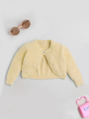 Girls Non-Fur Cardigan for Winter