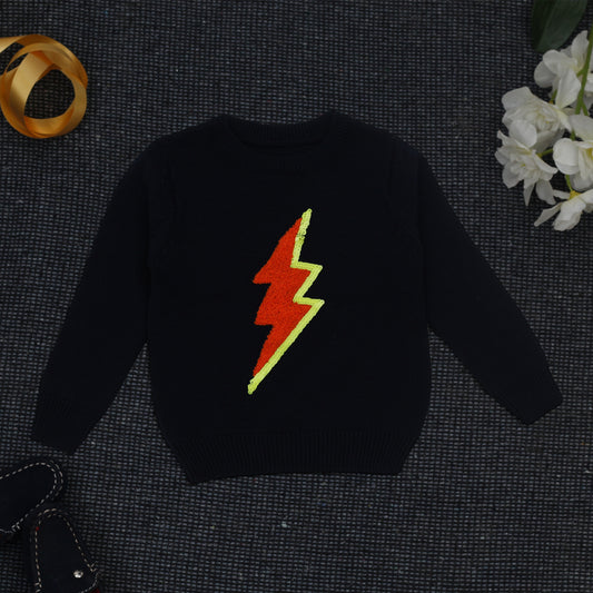 Yellow Apple Boys' Sweater – 100% Acrylic | Soft, Warm & Stylish Winter Wear for Kids