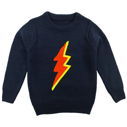 Yellow Apple Boys' Sweater | Soft, Warm & Stylish Winter Wear for Kids
