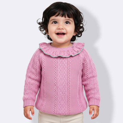 Kids Woolen Warm Sweater Full Sleeve  for Girls