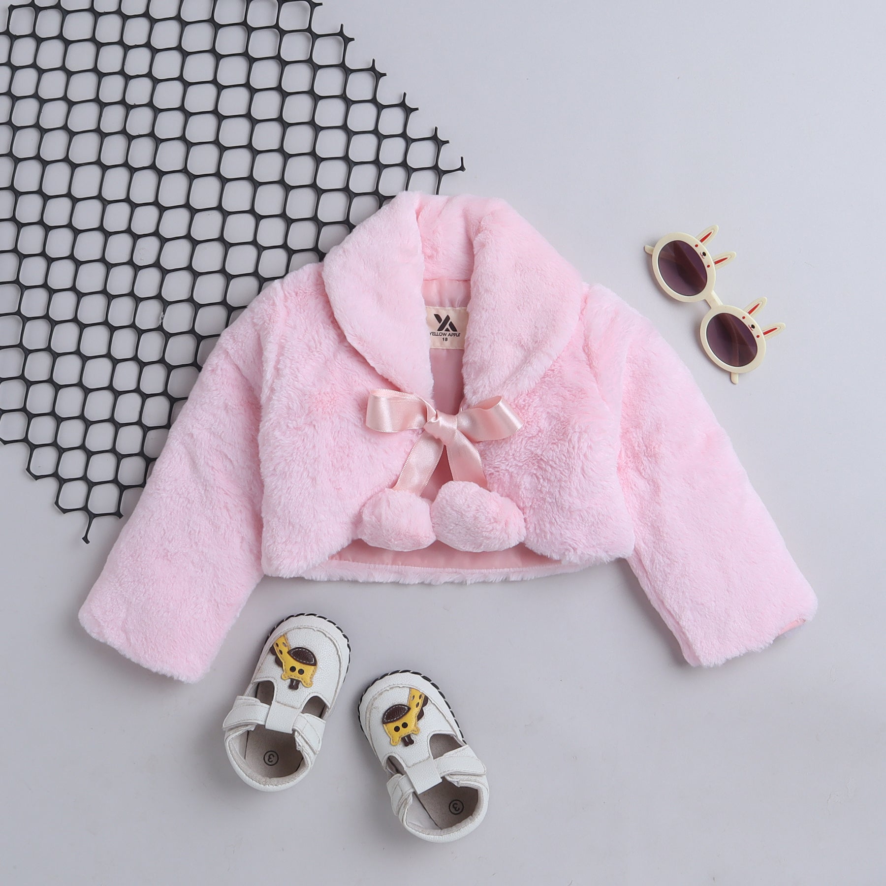 Premium Faux Fur Party Jacket for Girls | Soft Winter Wear | Stylish Kids Shrug