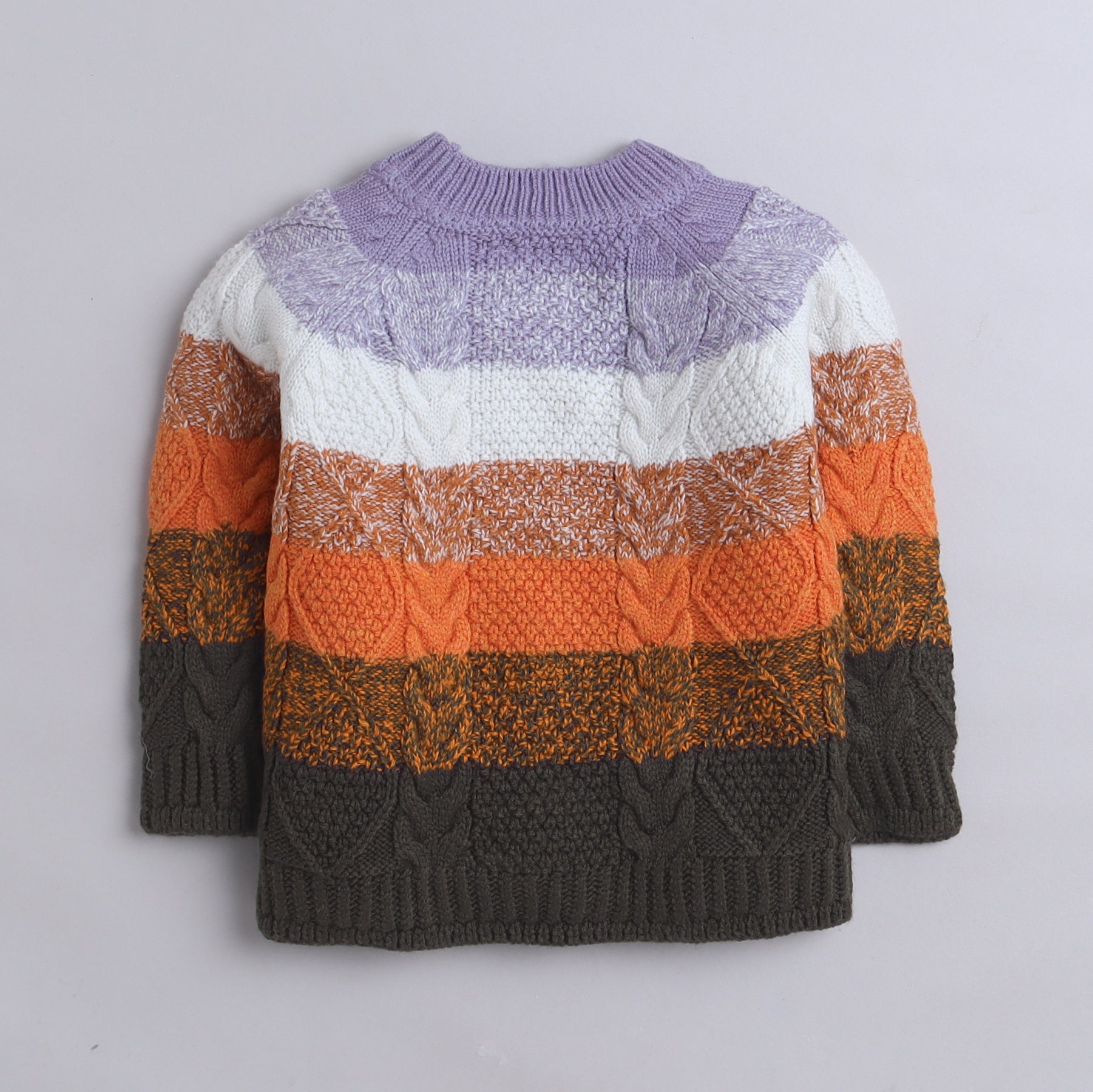 Boys Knitted Winter Sweater | Soft Full-Sleeve Pullover with Premium Pattern