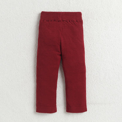 Yellow Apple Cozy Stylish Winter Lowers for Girls – Ultra Soft Warm Jogger Pants