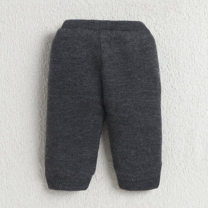 Yellow Apple Unisex Baby & Kids Winter Lowers – Soft Knit Warm Jogger Pants for Boys & Girls