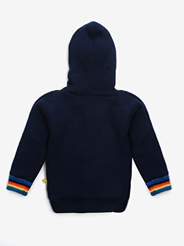 Kids Woolen Warm Hoody with Inner Fleece for Boys