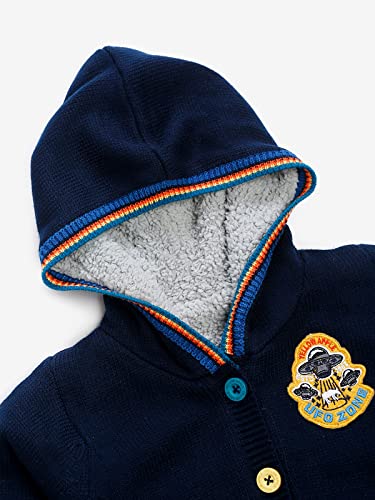 Kids Woolen Warm Hoody with Inner Fleece for Boys