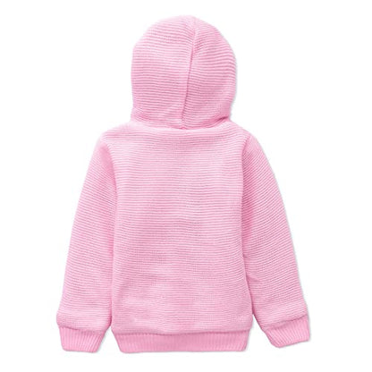 Kids Woolen Warm Hoody with Inner Fleece for Girls