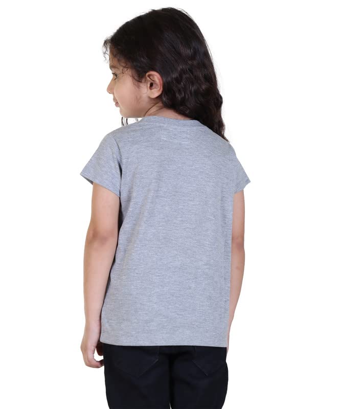 Yellow Apple Baby's & Girl's Regular Fit T-Shirt Half Sleeves Made with Pure Cotton