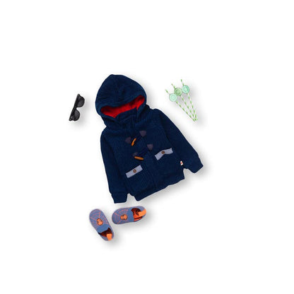 Kids Woolen Warm Hoody with Inner Fleece for Boys