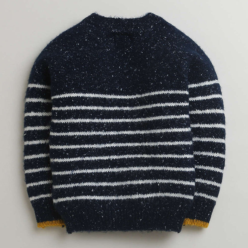 Cozy Woolen Warm Sweater Full Sleeve with Round Neck for Boys