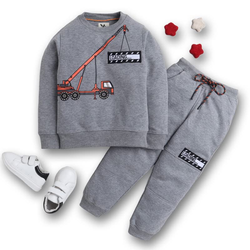 Track Suit for Boys with Inner Fleece